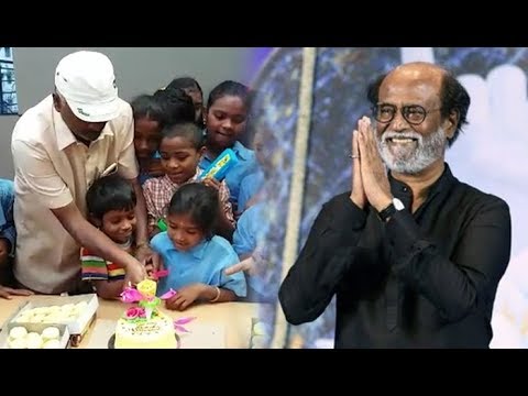 Rajinikanth's fans celebrate birthday by cutting cake where Superstar studied