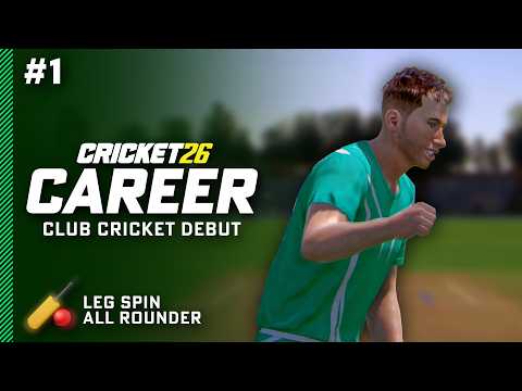 A WHOLE NEW JOURNEY - CRICKET 26 CAREER MODE #1