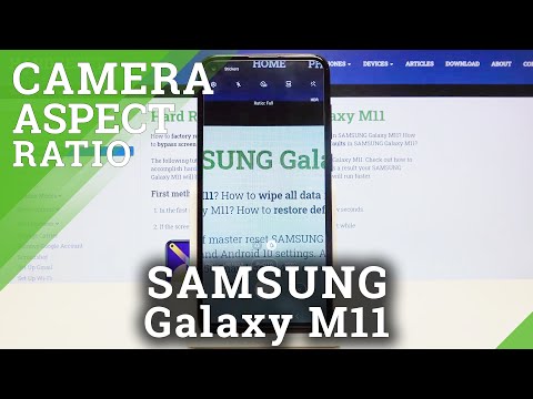 How to Change Aspect Ratio in Samsung Galaxy M11 – Adjust Camera Aspect Ratio