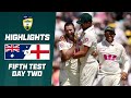 Australia V England 2025 26 Fifth Ashes Test Day Two