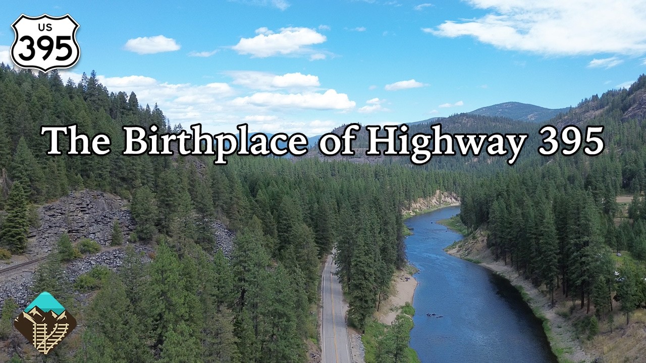 Exploring Highway 395 in Washington - From the State Line to the Border
