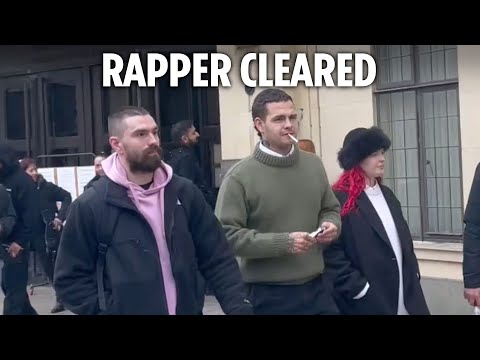 Rapper Slowthai found NOT guilty of raping two fans at party after gig as he leaves court with wife