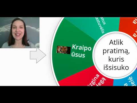 Artikuliacinė mankšta "Pratimų ratas"