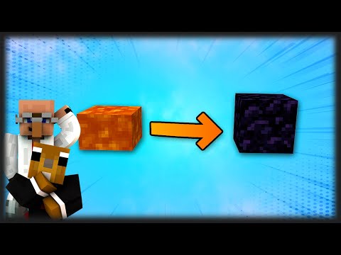 Convertire LAVA in OSSISIANA velocemente! ♦ Redstone Tutorial