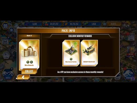 INDORAPTOR SKYLIGHT - VIP Calendar Month #12 ! Jurassic Word The Game| R #310