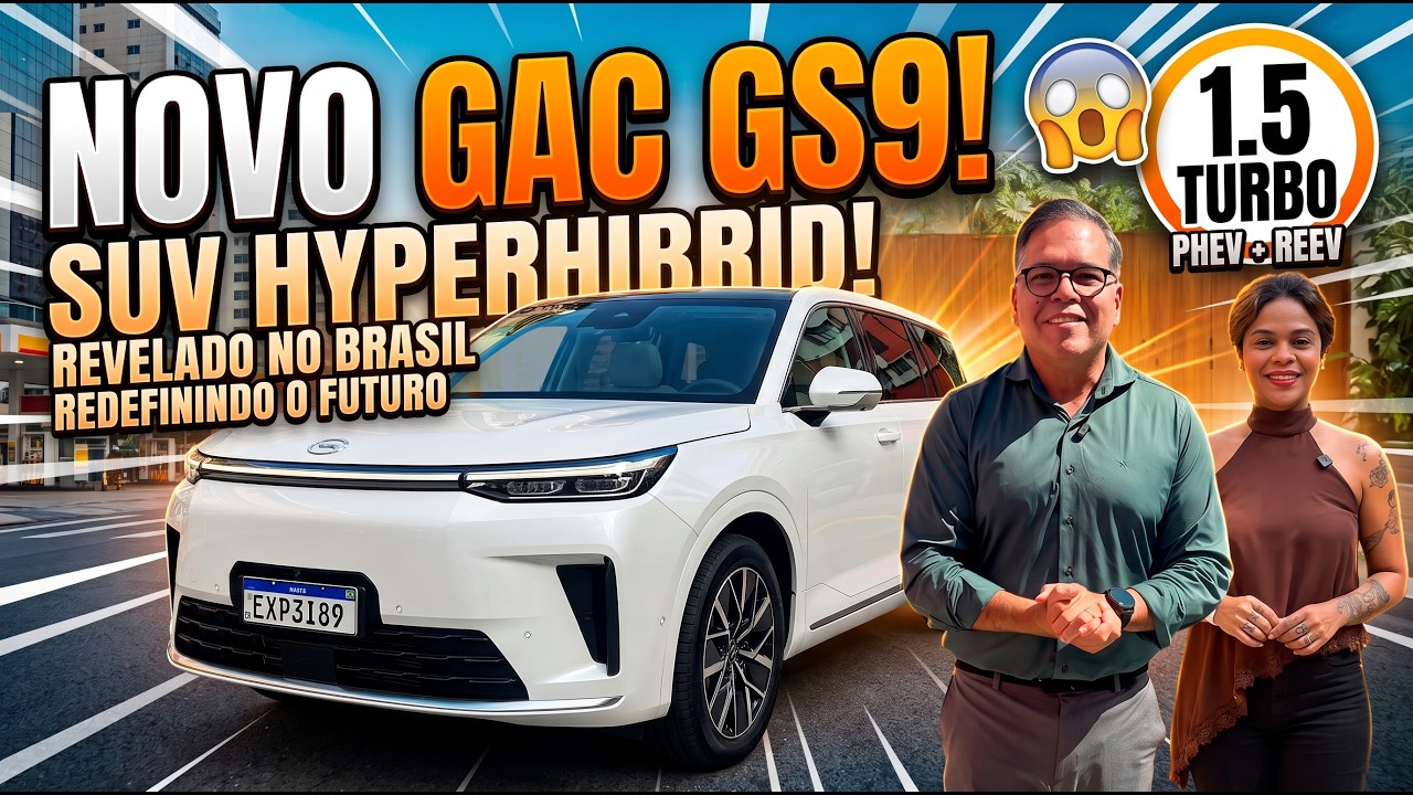 Conheça o GAC GS9 Hyperhibrid: SUV PHEV+REEV 1.5 Turbo!