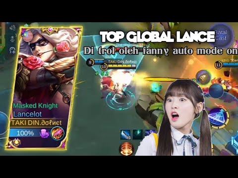 Di troll Fanny Top global lancelot mengamuk!!! Mobile legend