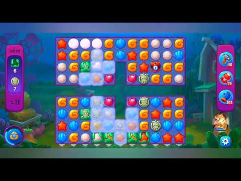 фишдом 2023  #  11033 уровень - прохождение без бустеров # Fishdom,   11033  level - no Boosters.