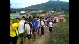 CAMINATA EN EL COLECAMP 2016 Dentro de las actividades del COLECAMP 2016, participamos de una caminata hacia los baños Termales de San Mateo 5K,