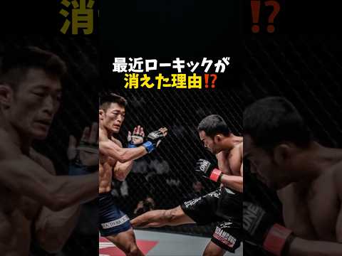 最近格闘技でローキックが消えた理由⁉️ #ボクシング #boxing #格闘技 #rizin #ufc