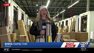 Holiday shipping rush at FedEx Pooler