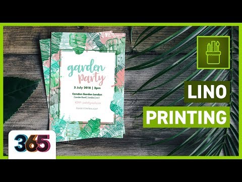 🌴Impressão Lino | Tutorial de Mídia Tradicional #123/365