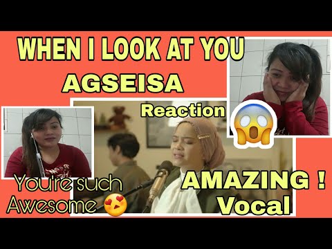 AGSEISA -When I Look At You[Miley Cyrus Cover ]See You On Wednesday |Live Session|Reaction