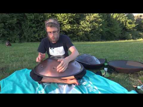Spacedrum played by L'oiseau Handpan Music (Deep Sky Scale)