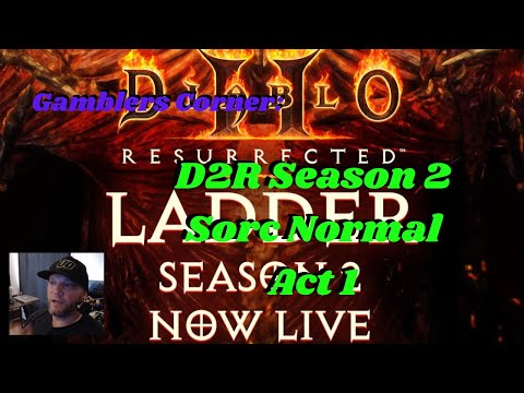 Diablo 2 Resurrected Ladder 2 Sorceress: Normal Act 1