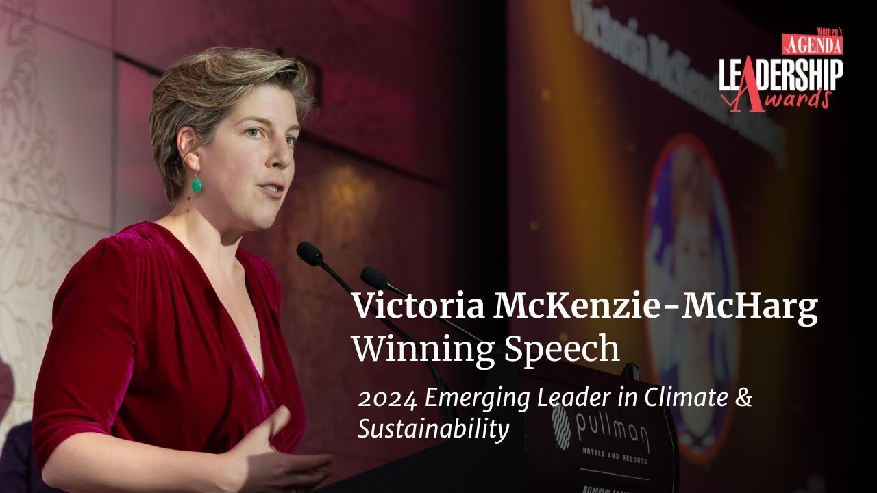 Victoria McKenzie-McHarg wins Emerging Leader in Climate