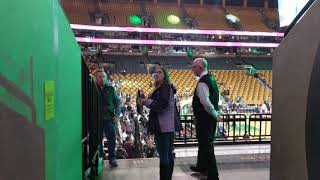2/28/2018 Boston vs Hornets - Walking into lodge 15