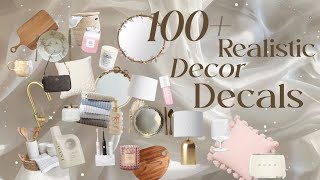 100+ REALISTIC DECOR DECAL CODES for bloxburg  | ROBLOX