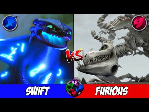 SWIFT VS. FURIOUS DRAGONS | Dragons: Rise of Berk (Gauntlet event)