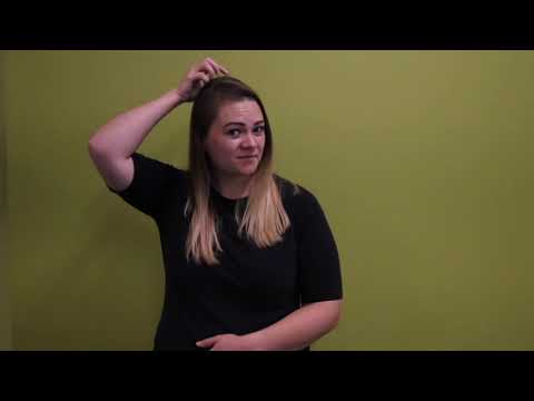 How to Sign Hair Type in Auslan