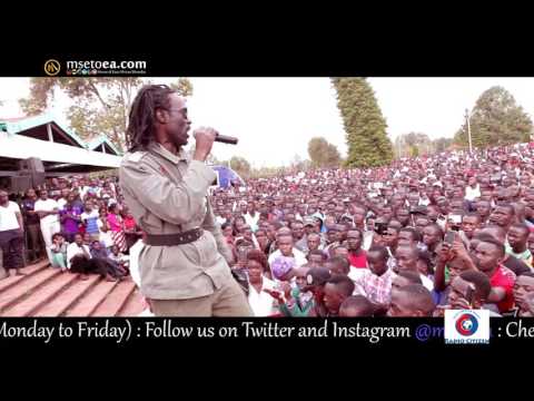 Kennet B Perfoming Live On Mseto Campus Tour (Egerton University Njoro) Powered By Radio Citizen.