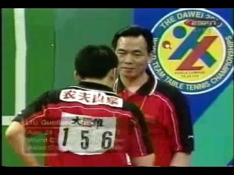 2000 45th Team China vs Sweden Liu Guoliang vs Jan Ove Waldner CHN
