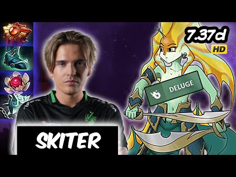 naga siren SKITER Hard Support Gameplay 7.37d - Full Gameplay