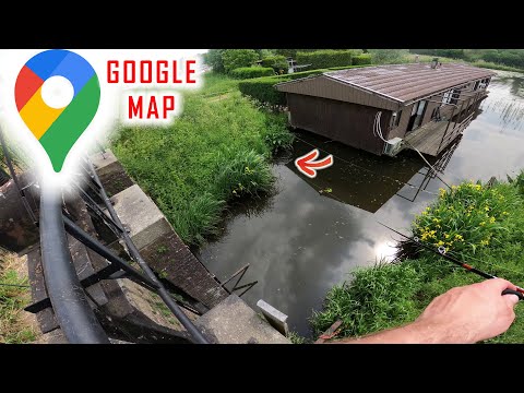 Je DECOUVRE des ZONES OUF ( de pêche ) avec GOOGLEMAP