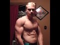 19 year old natural bodybuilder posing - Danny Shaver