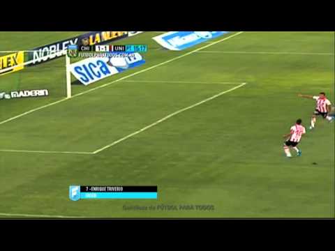 Gol de Triverio. Chicago 1 - Unión 1. Fecha 2. Primera División 2015. FPT.