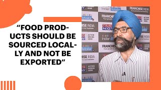\"Food products should be sourced locally and not be exported\" image
