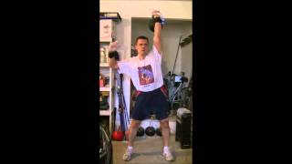 preview picture of video 'Kettlebells workouts: 1 arm jerk, 42kg, 2 minutes, Fixometer, 16/16 L/R'