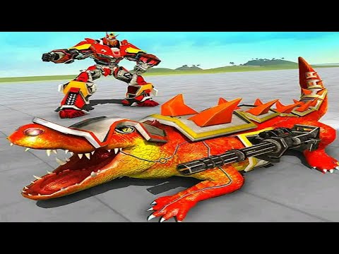 Monster Crocodile Robot Rampage City Attack - Android Gameplay