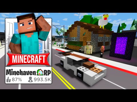 NanndoBlox - I Created Minecraft in Brookhaven 🏡RP