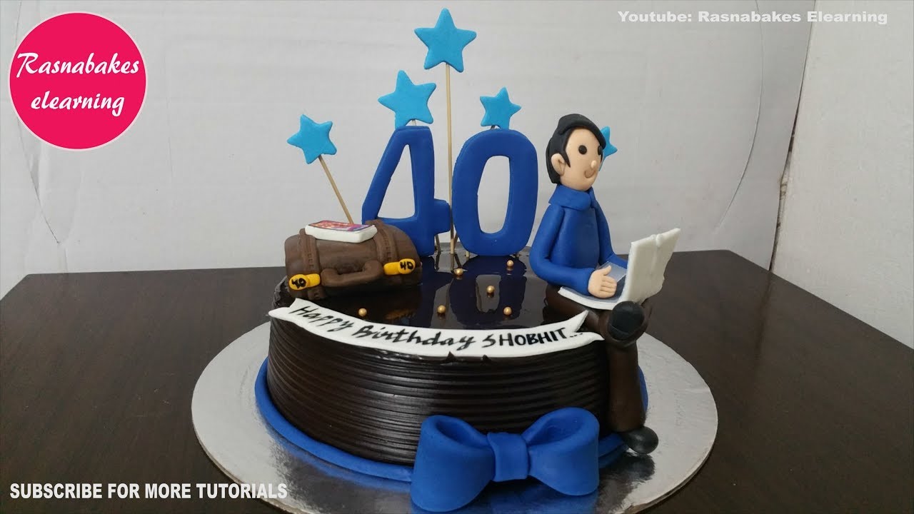 40th birthday cakes for men design ideas decorating tutorial video at home classes courses