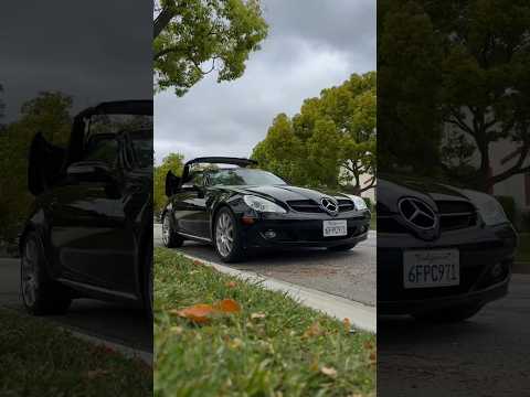How to OPEN the ROOF on MERCEDES SLK350