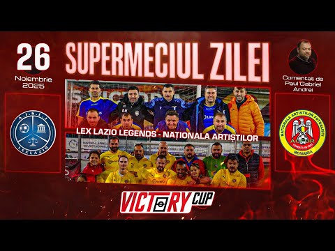 T6 20:55 - LEXLAZIO LEGENDS VS NATIONALA ARTISTILOR FOTBALISTI DIN ROMANIA
