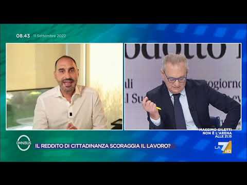 Michele Gubitosa ospite a Omnibus La7 11/09/2022