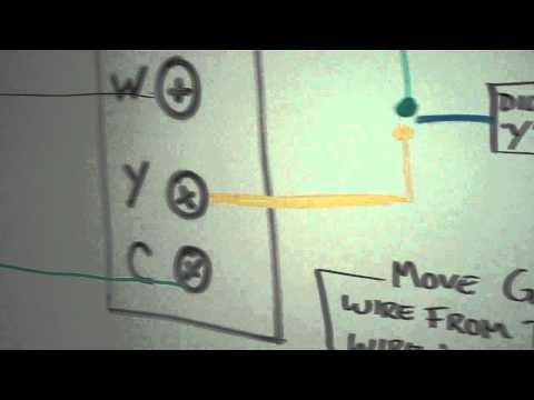 Venstar Add A Wire Installation Diagram on Whiteboard