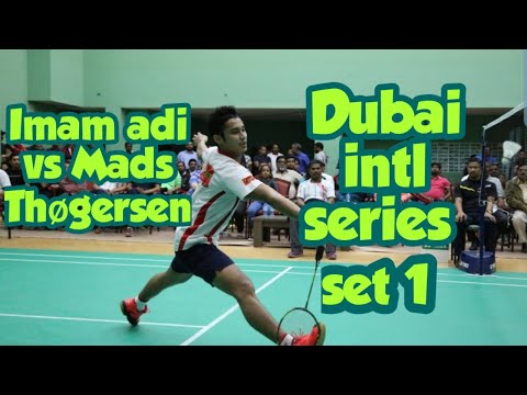 Nice angle badminton Imam Adi Kusuma [INA] VS Mads Thøgersen[DEN] SET 1