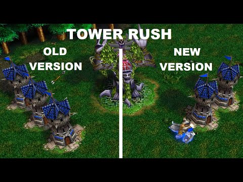 New version of old tower rush | Warcraft 3 Classic