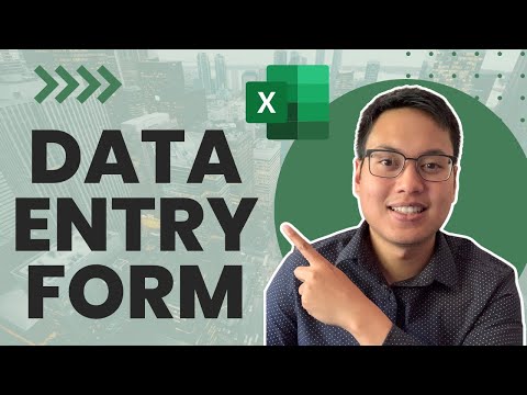 Create An Excel Data Entry Form In Office 365 - Step By Step Tutorial