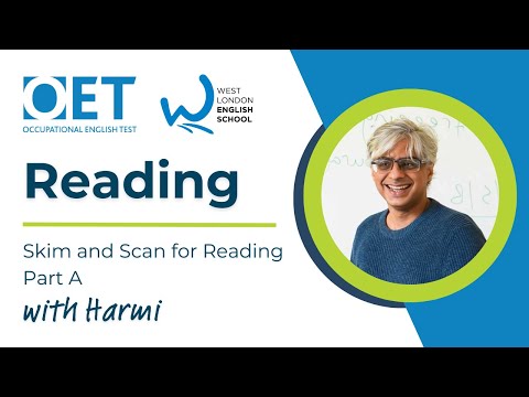 OET reading: Part A