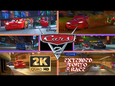 Cars 2: Extended Tokyo Race First Lap - (1440p/HD)