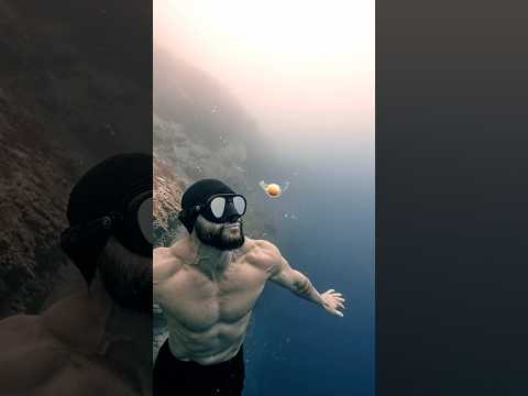 Swallowed a protein jellyfish underwater? 🪼 #poseidon #aquaman #freediving