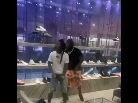 SYKO BOB MOCKS OPP HMTTRAY'S MOTHERS DEATH AT MALL "YOUR MOMMA GOT PUT UP THERE" RIP BOTH YALLS MOMS