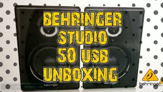 Video thumbnail for Behringer Studio 50 USB Unboxing- High Resolution 150-Watt Bi Amped Reference Studio Monitor by DJ Rocstar International Rocbeats