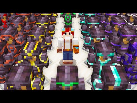 FIZ UMA COLEÇÃO COM TODAS AS ARMADURAS DO MINECRAFT