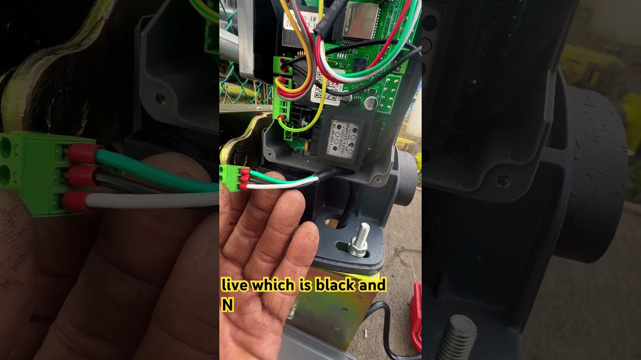 CO-Z Gate Opener Plug Wiring Installation⚡️#gateopener #amazon #budget