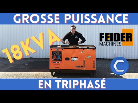 18KvA en TRIPHASÉ pour PAS CHER ! Présentation du GROUPE ÉLECTROGÈNE FGED18000T - Capitools